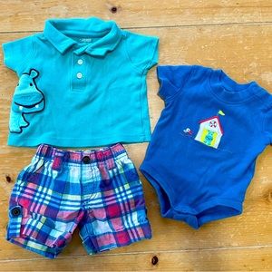 Gymboree Hippo Outfit